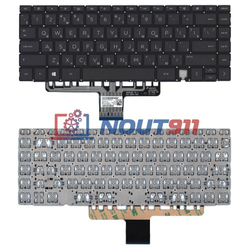 Клавиатура для ноутбука HP Envy 14-EB, X360 14-EA (SG-A4150-86A) черная
