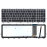 Клавиатура для ноутбука HP ENVY 15-j000, 15-j004er,17-j100er (711505-251) с серебристой рамкой и подсветкой, черная