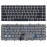Клавиатура для ноутбука HP Envy 4-1000, Envy 6-1000, 6-1100 (692759-001) с серебристой рамкой, черная