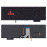 Клавиатура для ноутбука HP Omen 17-AN000, 17-AN001CA, 17-AN008CA (852-43610-00A) с красной подсветкой, черная
