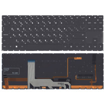 Клавиатура для ноутбука HP Omen 7 15-EK, 16-B, 16-K (TPN-Q236)(AMD версия) черная с подсветкой