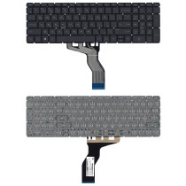 Клавиатура для ноутбука HP Pavilion 15-ab 15-ab000 15-cb 15z-ab100 черная с зеленой подсветкой
