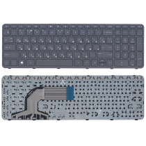 Клавиатура для ноутбука HP Pavilion 15-e,15-e000, 15-n200 (PK1314D1A100) с рамкой, черная