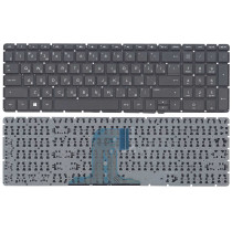 Клавиатура для ноутбука HP Pavilion 250 G4 G5, 255 G4, 15-af (PK131EM2A19) черная без рамки, черная 