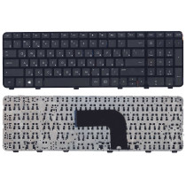 Клавиатура для ноутбука HP Pavilion dv6-7000, dv6-7200, dv6-7250er series (12B63LAB03) с рамкой, черная
