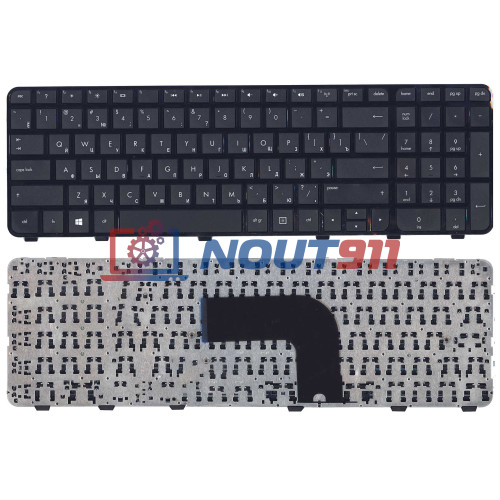 Клавиатура для ноутбука HP Pavilion dv6-7000, dv6-7200, dv6-7250er series (12B63LAB03) с рамкой, черная
