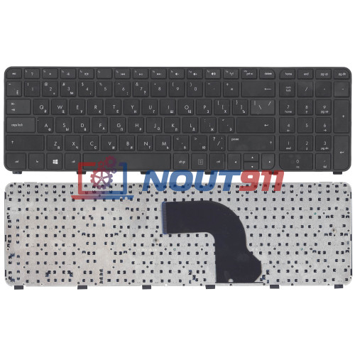 Клавиатура для ноутбука HP Pavilion DV7-7000 черная с рамкой