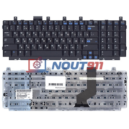 Клавиатура для ноутбука HP Pavilion DV8000, dv8300, dv8400 (AEDB3STU012) черная