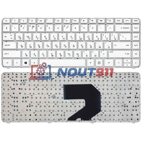 Клавиатура для ноутбука HP Pavilion G4-2000, G4-2100 (698188-001) без рамки, белая