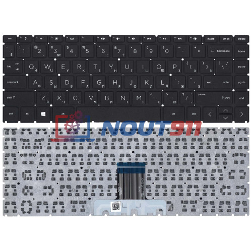 Клавиатура для ноутбука HP Pavilion x360 14-cd0000 (L47853-251) черная