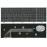 Клавиатура для ноутбука HP ProBook 4540S, 4545S, 4740s  (677045-251) с серой рамкой, черная