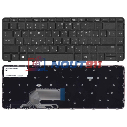 Клавиатура для ноутбука HP ProBook 640 G4, 645 G4 (L01071-251) черная