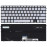 Клавиатура для ноутбука HP Spectre x360 14-ef (LK133OK1A00) серебро