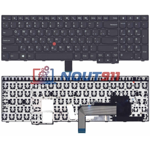 Клавиатура для ноутбука Lenovo Thinkpad Edge E550, E550C, E555, E560, E565 (00HN037) черная