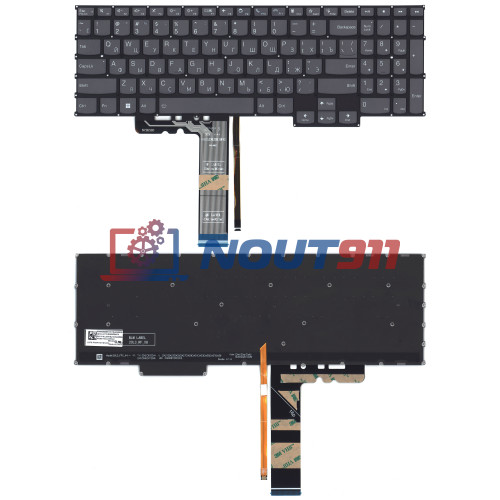 Клавиатура для ноутбука Lenovo 5 Chrome 16IAU7 (PT5CRXRGBG -RU) черная