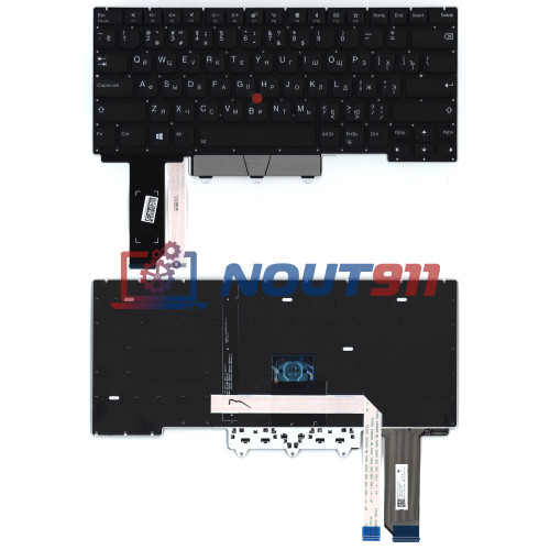 Клавиатура для ноутбука Lenovo IBM Thinkpad E14 черная