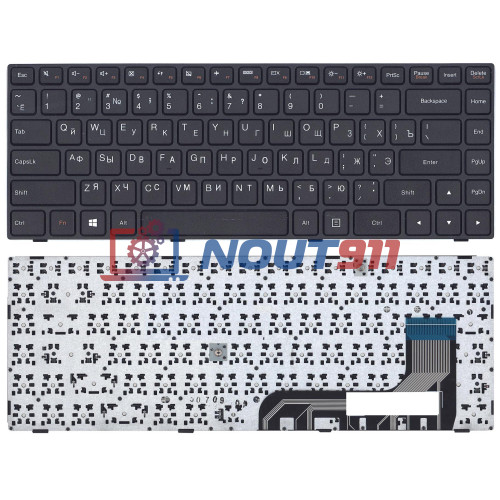 Клавиатура для ноутбука Lenovo IdeaPad 100-14IBY,100s-14IBY (5N20H47067) черная