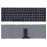 Клавиатура для ноутбука Lenovo IdeaPad B5400, M5400, M5400AT (NSK-BFGSQ) с серебристой рамкой, черная