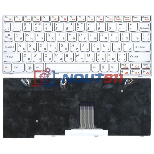 Клавиатура для ноутбука Lenovo IdeaPad U160, U165 (25010682) белая