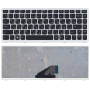 Клавиатура для ноутбука Lenovo IdeaPad U310 (AELZ7700110) с серой рамкой, черная