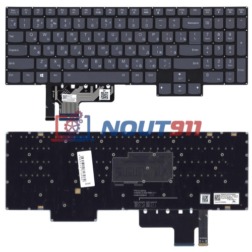Клавиатура для ноутбука Lenovo Legion 7-15IMH05 (9Z.NHLBN.A21) черная