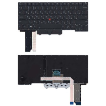 Клавиатура для ноутбука Lenovo Thinkpad E14 (SN20U63672-01) с подсветкой и указателем, черная