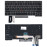 Клавиатура для ноутбука Lenovo ThinkPad E480, E485, T495, L380 (01YP502) с серебристой рамкой, черная