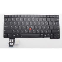 Клавиатура для ноутбука Lenovo ThinkPad T14 P14s L14 gen 5 черная с подсветкой