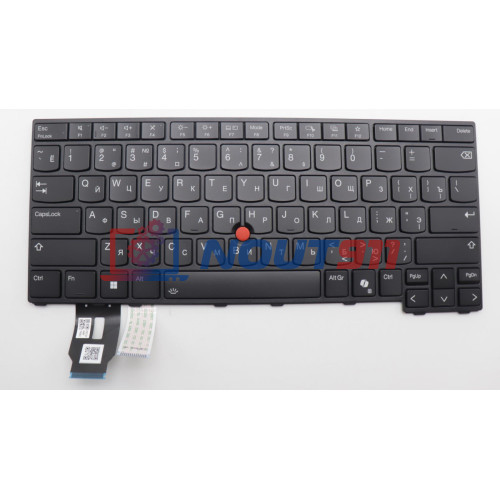 Клавиатура для ноутбука Lenovo ThinkPad T14 P14s L14 gen 5 черная с подсветкой