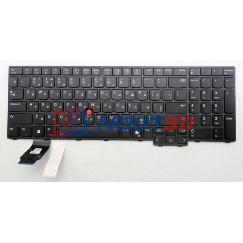 Клавиатура для ноутбука Lenovo Thinkpad P16s T16 gen 4, L16 gen 2 черная с подсветкой