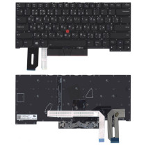 Клавиатура для ноутбука Lenovo ThinkPad T14s gen 2 (PK131VP1B06) с подсветкой, черная