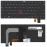 Клавиатура для ноутбука Lenovo Thinkpad T460S, T470S, T470P (01EN722) с подсветкой, черная