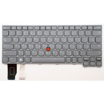Клавиатура для ноутбука Lenovo ThinkPad X13 Gen 3 (SN21A21296) с подсветкой, серая