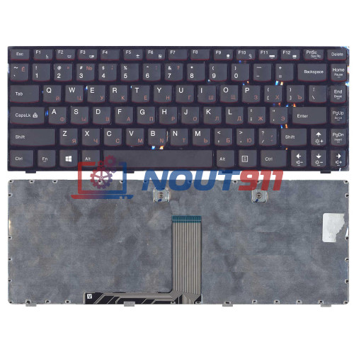 Клавиатура для ноутбука Lenovo IdeaPad Y400, Y400N, Y410P, Y430P (25205514) черная