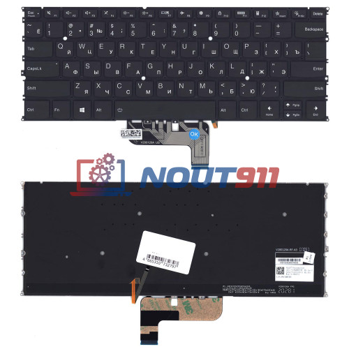 Клавиатура для ноутбука Lenovo Yoga 9-14ITL5, 82BG (PR4VB-RU) черная