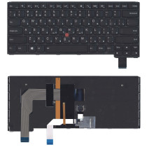 Клавиатура для ноутбука Lenovo Yoga S3-14, Yoga 460, MT 20EL 20EM (SN20J35661) с подсветкой, черная