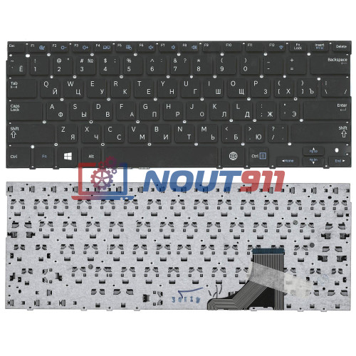 Клавиатура для ноутбука Samsung 530U3B, 530U3C, NP535U3 (BA59-03254D) черная