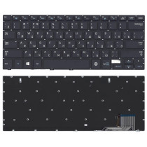 Клавиатура для ноутбука Samsung NP730U3E, NP740U3E, 740U3E-S01 (BA75-04603C) с подсветкой,черная 