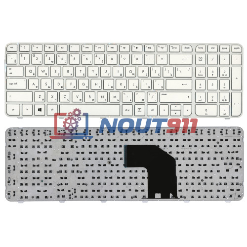 Клавиатура для ноутбука HP Pavilion G6-2000,G6-2100, G6-2200 (AER36700010) с рамкой, белая