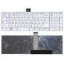 Клавиатура для ноутбука Toshiba Satellite C850, C855, C870, L850, L855D (V130562BS1) белая