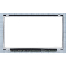 Матрица (экран) для ноутбука 15,6" LG-Philips (LG), LP156WHB(TL)(B1), LED, 40pin, HD (1366x768), SLIM, матовая, уши вверх-вниз, разъем справа