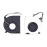 Кулер (вентилятор) для ноутбука Haier Q5T Q7, Q51, Q52 (PLB08020S12H) 12V 0,6A, 4-pin, втулка, черный