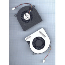 Вентилятор (кулер) для моноблока HP Envy 23 TouchSmart 220, 320, 420 (KUC1012D-AK69) 12V 0,75A, 4-pin, втулка, черный