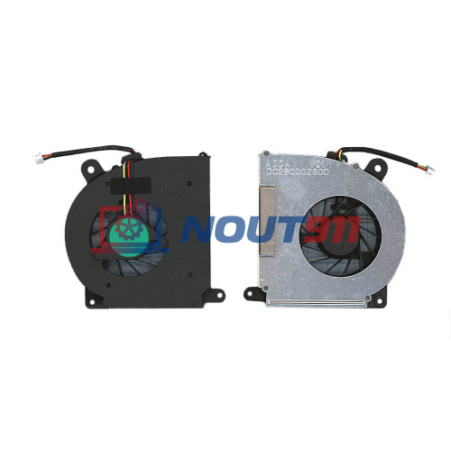 Кулер (вентилятор) для ноутбука Acer Aspire 3100, 5100, eMachines E620 (AB7505HX-EB3) 12V 0,25A, 3-pin, втулка, черный