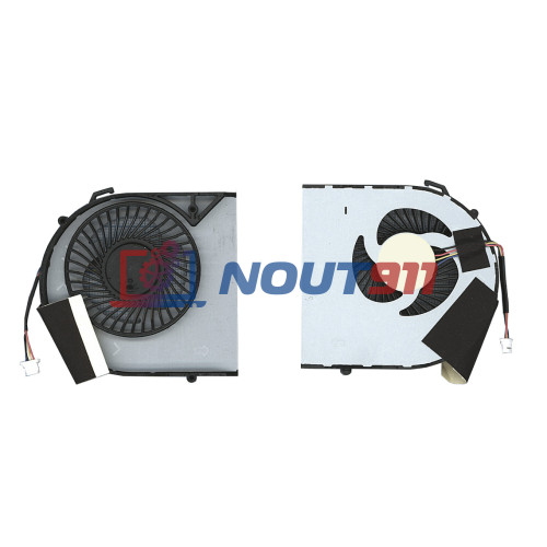 Кулер (вентилятор) для ноутбука Acer Aspire V5-571, V5-531, V5-471, V5-471G (DFS481305MC0T FC38) 5V 0,45A, 4-pin, втулка, черный