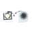 Кулер (вентилятор) для ноутбука Acer Travelmate 8172, 8172T, 8172Z (DFS400805L10T F9BG) 5V 0,45A, 4-pin, втулка, черный
