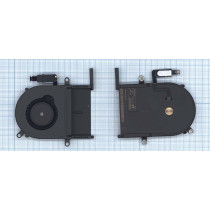 Кулер (вентилятор) для ноутбука Apple Macbook Pro Retina 13" A1425 2012 (левый) (MG40060V1-C011-S9A) 5V 0,25A, 5-pin, втулка, черный