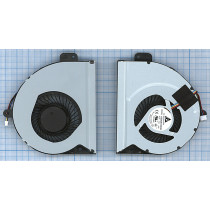 Кулер (вентилятор) для ноутбука Asus K53, A53, X53, K43, A43, X44, X84 (KSB06105HB) 5V 0,4A, 4-pin, втулка, черный