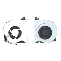 Кулер (вентилятор) для ноутбука Asus A75A, K75, K75A, K95, R700, X75A (DC28000AQD0) 5V 0,55A, 4-pin, втулка, черный