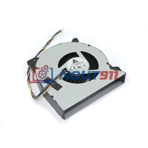 Вентилятор (кулер) для ноутбука Asus ROG G750 CPU, G750JZ ,G750V (15мм) (AB07512HX26DB00) 12V 0,5A, 4-pin, втулка, черный